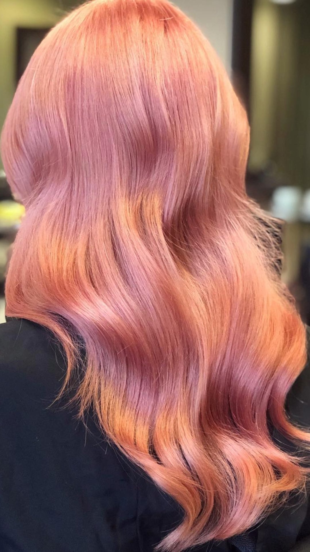 pink hair colour at david youll hair salon paignton