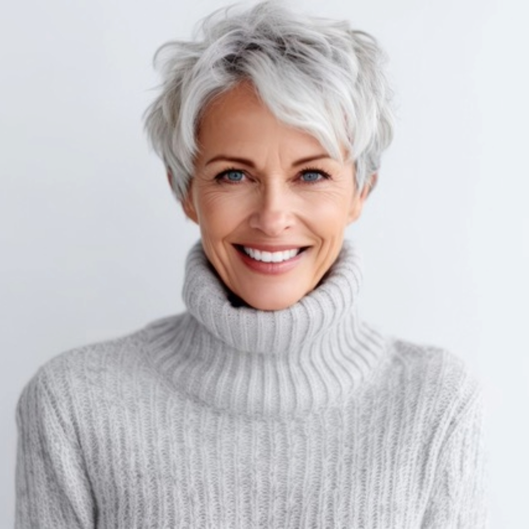 Modern hair cuts and styles for older women at David Youll hair salon in Devon