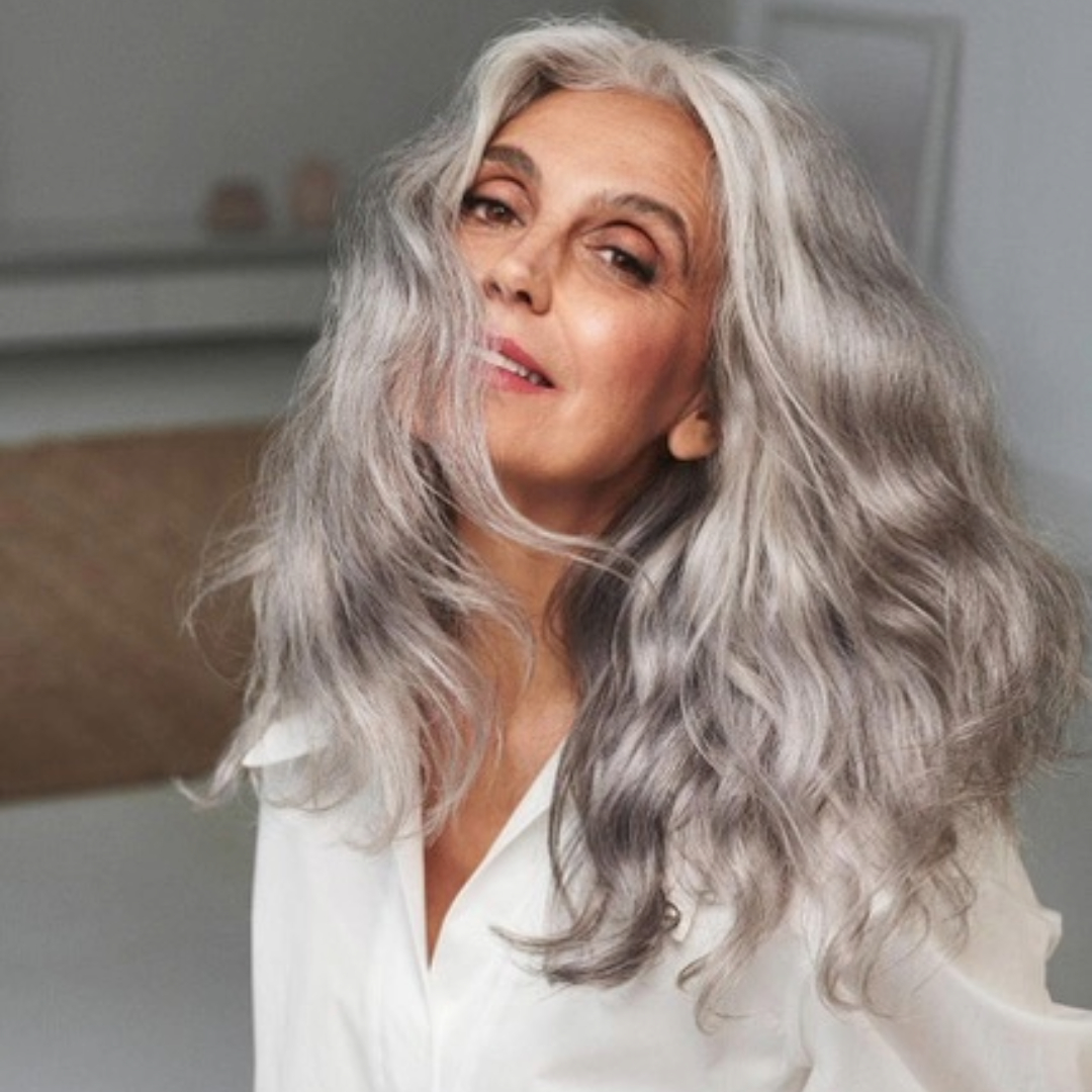 long hairstyles for women over 50 at David Youll hair salon in Devon